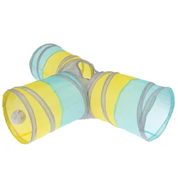 TIAKI raketa v obliki črke T mačji tunel - D 120 x O 25 cm
