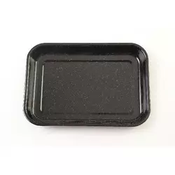 OLYMP emajlirana posuda za pečenje, crni granit, 42 x 29 x 4,5 cm