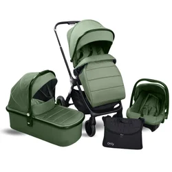 Kolica za bebe Only Alfa 3u1 Premium – Zelena