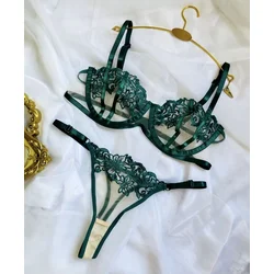 Mara lingerie Ženski sexy komplet veša Emerelle, Zeleni