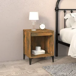 Vidaxl vidaXL Nočna omarica dimljen hrast 40x35x50 cm