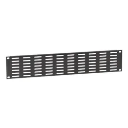19 Ventilacijski u-shaped rack panel 2U iz jekla za vgradne kovčke