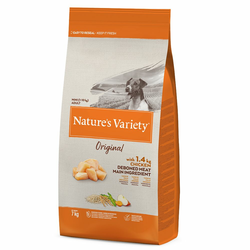NATURES VARIETY Suva hrana sa ukusom piletine za odrasle pse Original Mini Adult 7kg