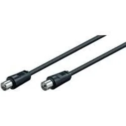 Koaksialni kabel MicroConnect MF 5 m, črne barve, 75 ohmov