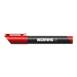 Kores K-MARKER Permanentni marker, okrogla konica 3 mm, rdeč