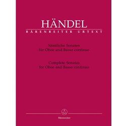HANDEL:COMPLETE SONATAS FOR OBOE AND PIANO