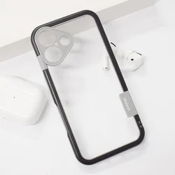 Maska za iPhone 16 Wolmtt bumper crna