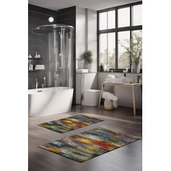 Lessentiel Maison Set prostirki za kupatilo CT-5014, 2 Komada, Šarena