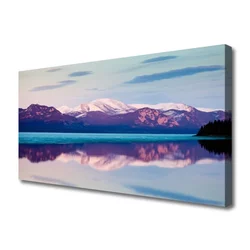 tulup.si Slika na platnu Mountain lake landscape 120x60 cm