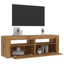 TV ormarić LED boja hrasta 120x35x40 cm konstruirano drvo