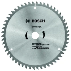 Bosch List kružne testere za aluminijum O190x2,2x20/54z Eco for Aluminium 2608644390, O190x2,2x20/54z