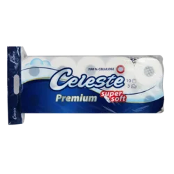 Celeste toalet papir 10/1 Premium, troslojni, 150 listića