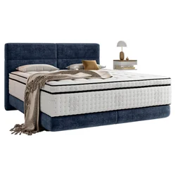 Esposa POSTELJA BOXSPRING 160 cm x 200 cm , tekstil modra