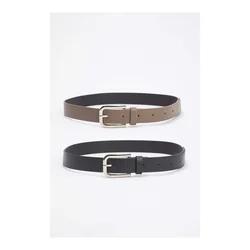 Trendyol ženski pojas model Twoaw26Ke00002, Crna-Mink