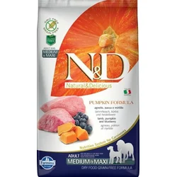 N&D Pumpkin Medium/Maxi Adult, Bundeva & Jagnjetina - 2.5 kg