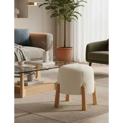 Atelier del Sofa Tabure, 40x43x40cm, Beli