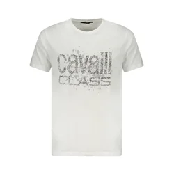 Cavalli Class Muška majica TXT60DJD060, Bela