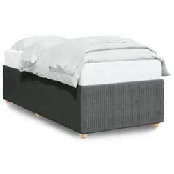 vidaXL vidaXL Posteljni okvir temno siv 90x190 cm blago, (21292632)
