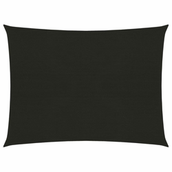 Jedro za zaštitu od sunca 160 g/m2 crno 6 x 7 m HDPE
