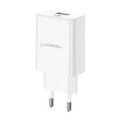 Superior Adapter punjača Comicell CO-BA21A Fast QC3.0 18W 3A, Beli