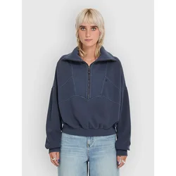 Volcom Reetrocity Quarter Half-Zip Sweater storm blue