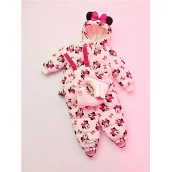 Sinsay - Kvitovana puffer jakna sa kapuljačom Minnie Mouse - krem