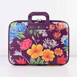 Torba za laptop Fashion Peony 14 ljubičasta