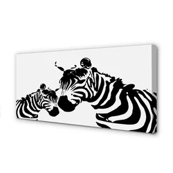 tulup.si Slika na platnu Poslikano zebra 100x50 cm