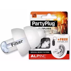 Čepki za ušesa Alpine PartyPlug white