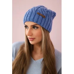 Kesi Cap with fleece Paulina K227 light jeans