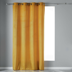 Draperija Velvetine 140x240cm sa otv. za garn. žuta D. Interieur
