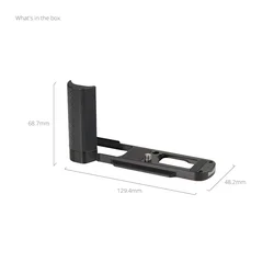 SmallRig L-Shaped Mount Plate Handle for Panasonic LUMIX L10 (Black) 5700