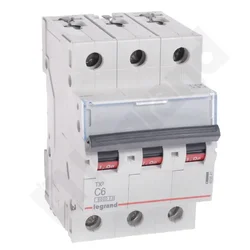 LEGRAND Odklopnik 3P C 6A 6kA AC S303 TX3 403541