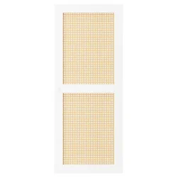 HÖGADAL Vrata, bela/pleteni bambus, 40x97 cm