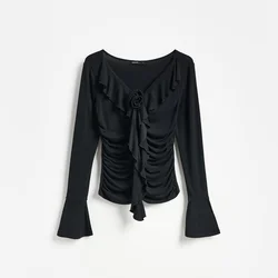 Reserved - Bluza s mešavinom viskoze