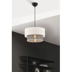 Opviq Luster Echo, 30x30cm, Belo-crni
