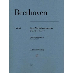 BEETHOVEN:THREE VARIATION WORKS WoO 64,70,77