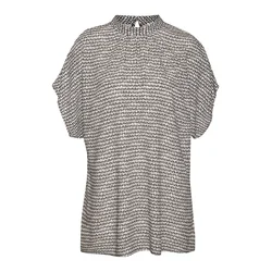 LASCANA Bluza črna/bela