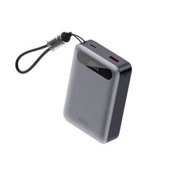 KSIX BPB20PD22G 20000mAh MINI POWERBANK 22.5W, LED DISPLAY+KABL USB-C NA USB-C