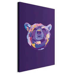 artgeist Slika Na Platnu Colorful Bear