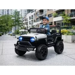 Dečiji džip na akumulator Wrangler Beli (12V)
