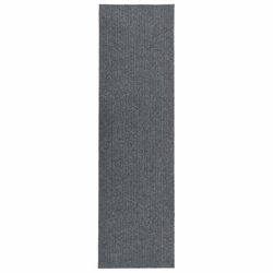 Greatstore Tepih tekač 100x400 cm siv
