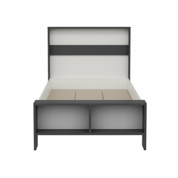 Hanah Home HANAH HOME Life - White, Anthracite posteljni okvir, (20867974)