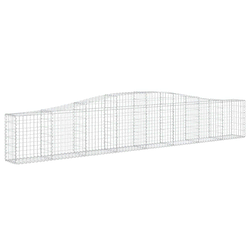 Gabionska košara s lukom 400x30x60/80 cm pocinčano željezo
