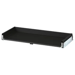 KNIVSHULT Fioka, plitka, tamnosiva, 80x37 cm
