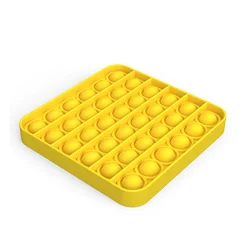 Igračka Pop it, Kvadrat, Žuta