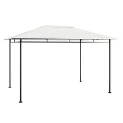 vidaXL Paviljon 4x3x2,7 m krem 180 g/m2