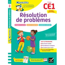 Résolution de problemes CE1 - Cahier de soutien nouveau programme
