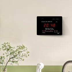 HoTai LED zidni sat, 29x39 cm, Crni