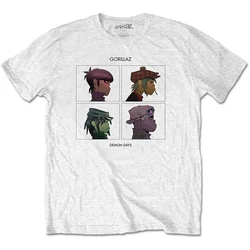 Gorillaz Demon Days White M Majica